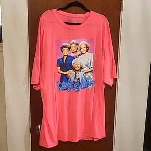Golden Girls “Stay Golden” T Shirt, Size 3x, Bright Pink
